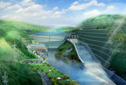 印江老挝南塔河1号水电站项目
